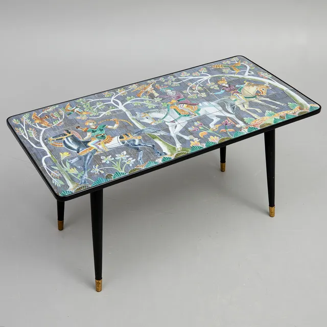 MARIAN ZAWADSKI. Soffbord, Tilgmans Keramik, 1950/60-tal.
