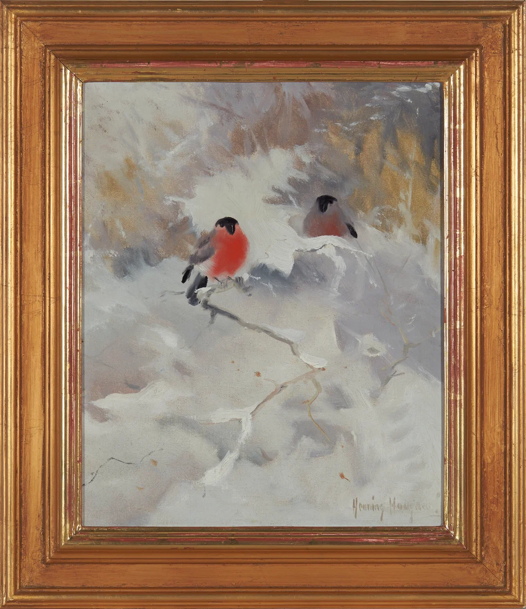 Hougaard, Henning — Dompaper i tre — Kunst/Maleri — Blomqvist