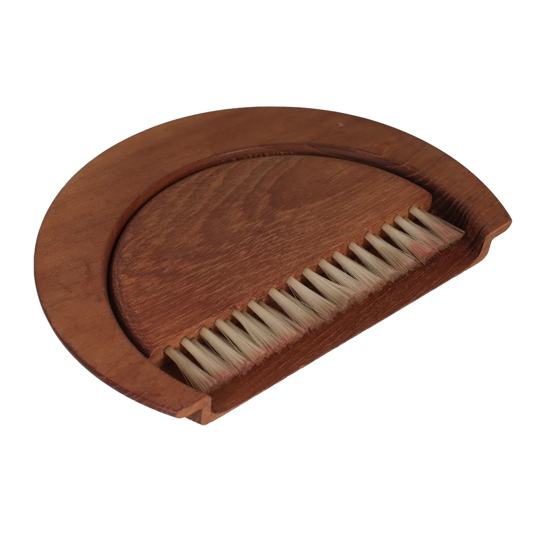 Kay Bojesen: Broom in a teak tray from the 1950s. — Hobby and collectibles/Collectibles — Lauritz