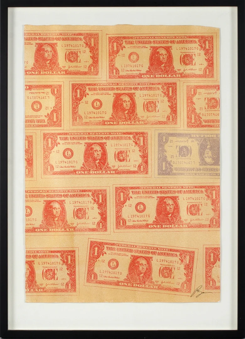 RICHARD RYAN. Dollar, seriegrafi, signerad. — Engravings & Prints — Stadsauktion Sundsvall