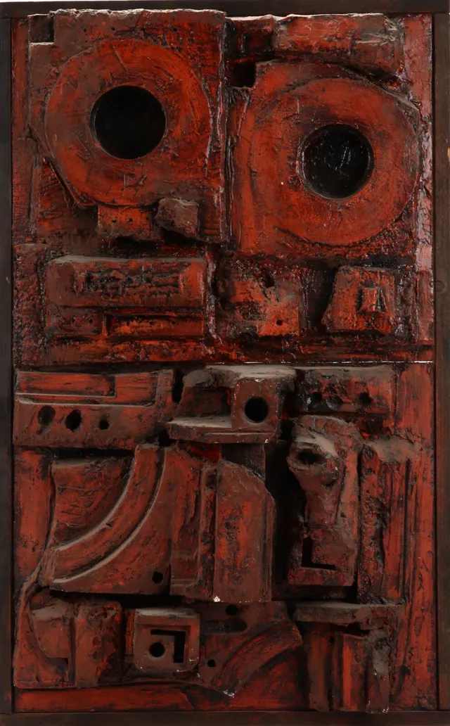 Ubekendt kunstner. Skulpturelt værk, 1970'erne