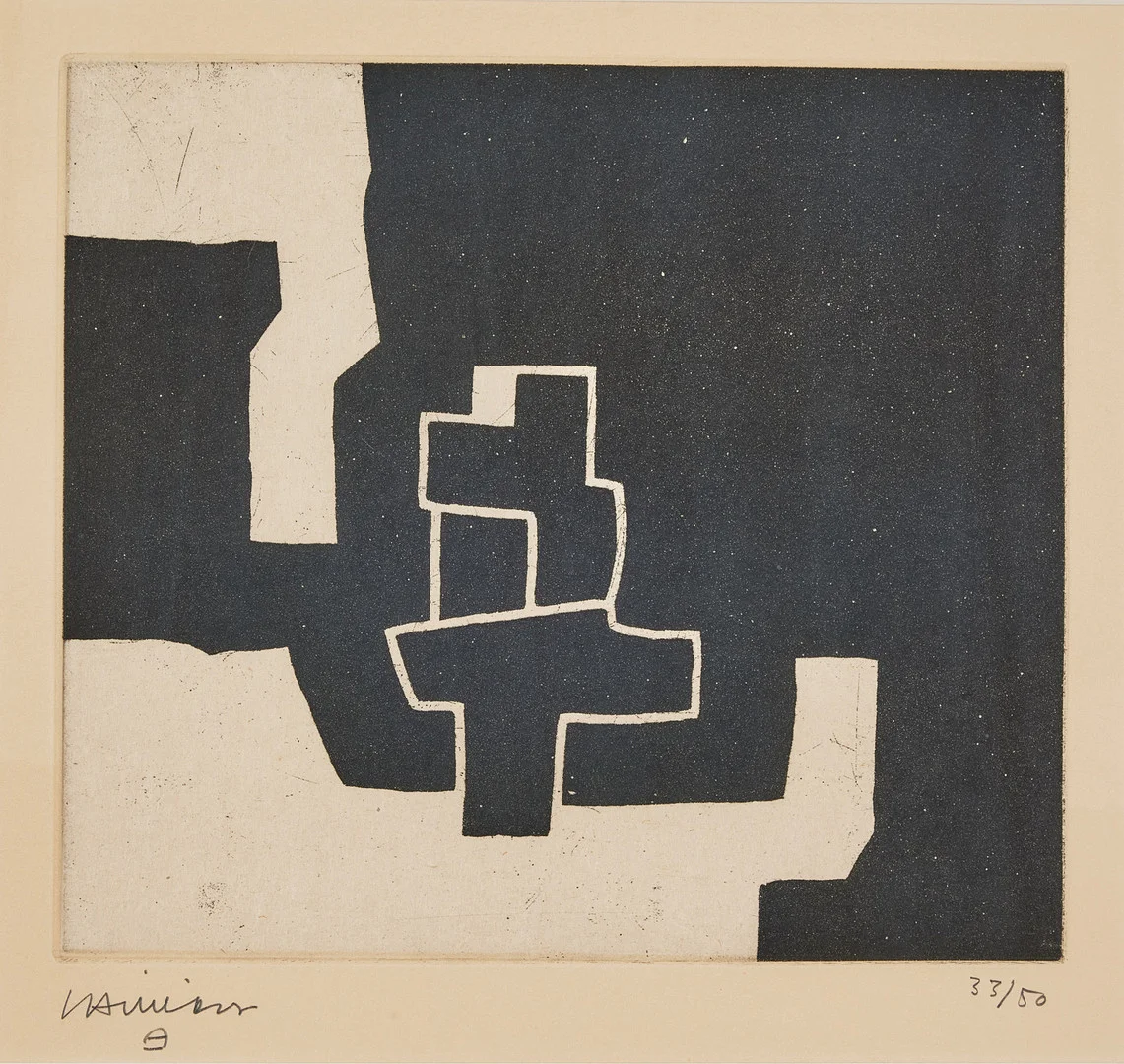 EDUARDO CHILLIDA. "Aldizkatu II". — Engravings & Prints — Stockholms Auktionsverk Fine Art