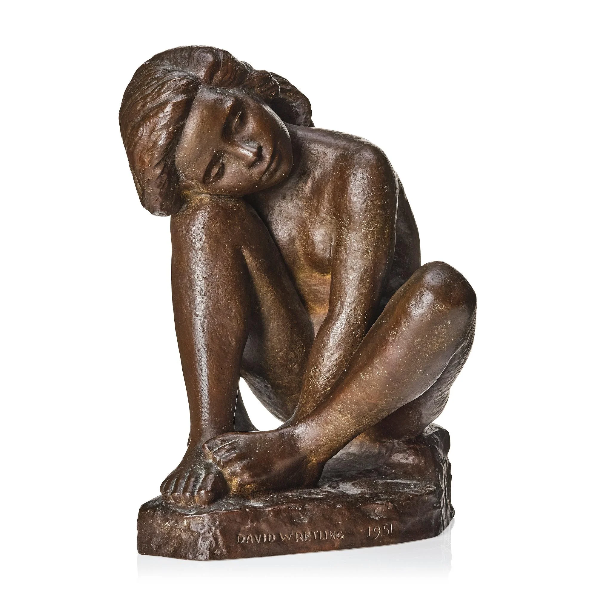 David Wretling, Sittande flicka. — Bukowskis