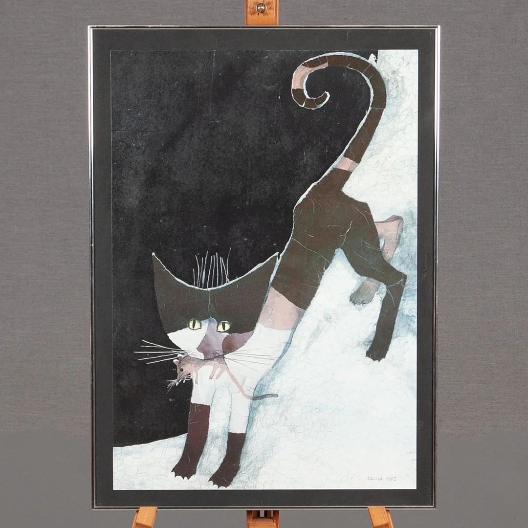ROSINA WACHTMEISTER. Tryck med silverprägling. — Engravings & Prints — Laholms Auktionskammare