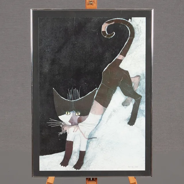 ROSINA WACHTMEISTER. Tryck med silverprägling.