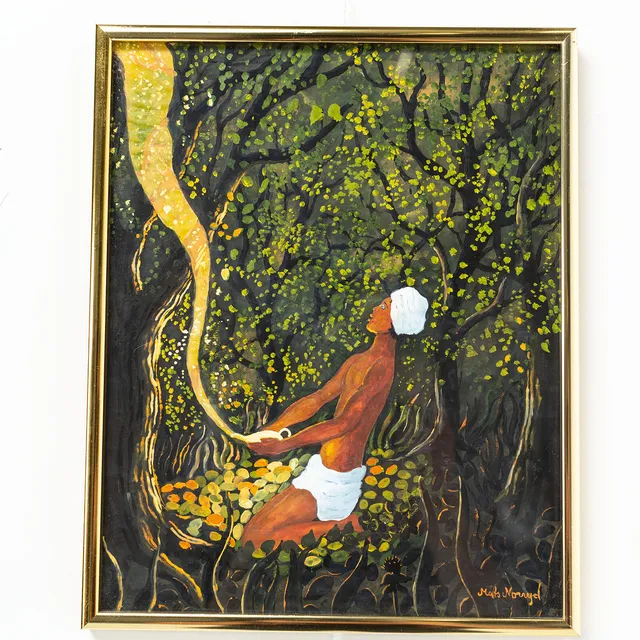 MATS NORRYD. Gouache, signerad.