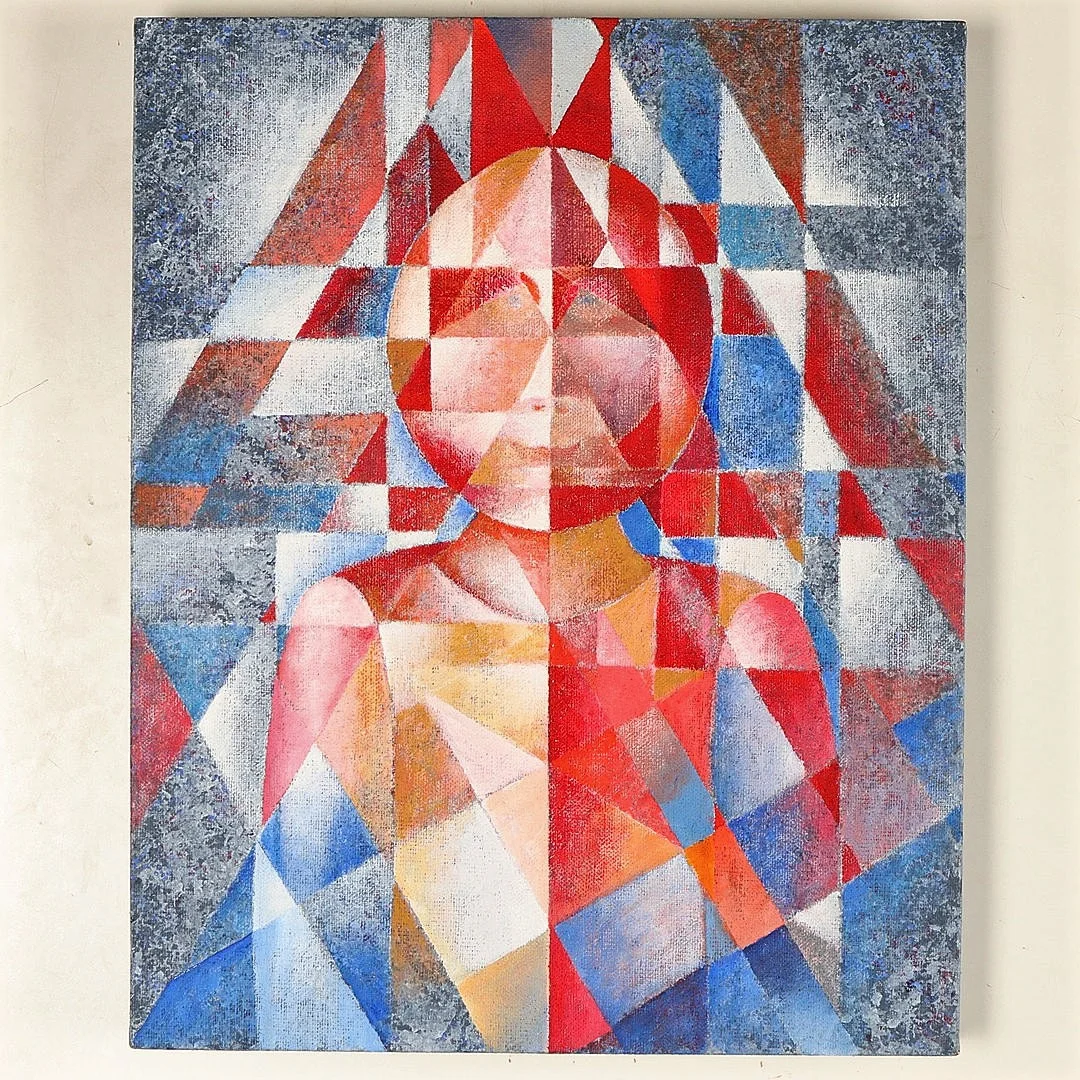VILLE TOPS. AKRYLMÅLNING PÅ DUK, signerad samt daterad. — Paintings — Höörs Auktionshall