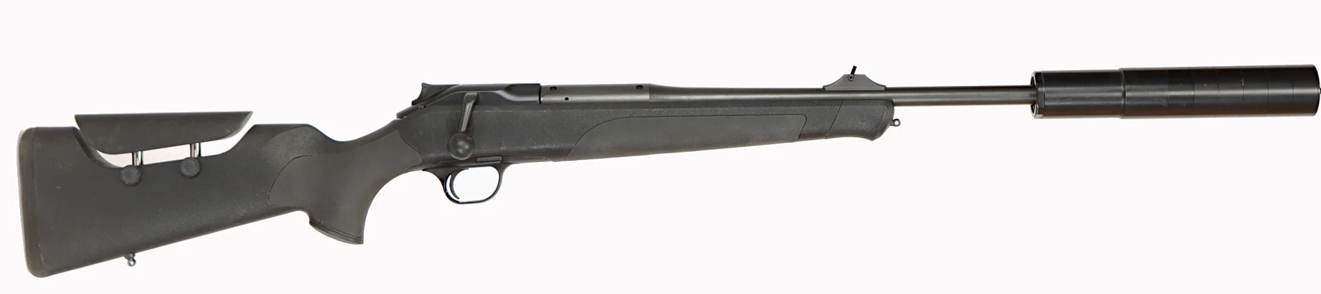 KULGEVÄR MED LJUDDÄMPARE, Repeter, fabrikat Blaser, modell R8 Proffesional, kaliber .308W, tillv.nr RR012867, se-nr SE2366555. — Rifles — Walter Borg