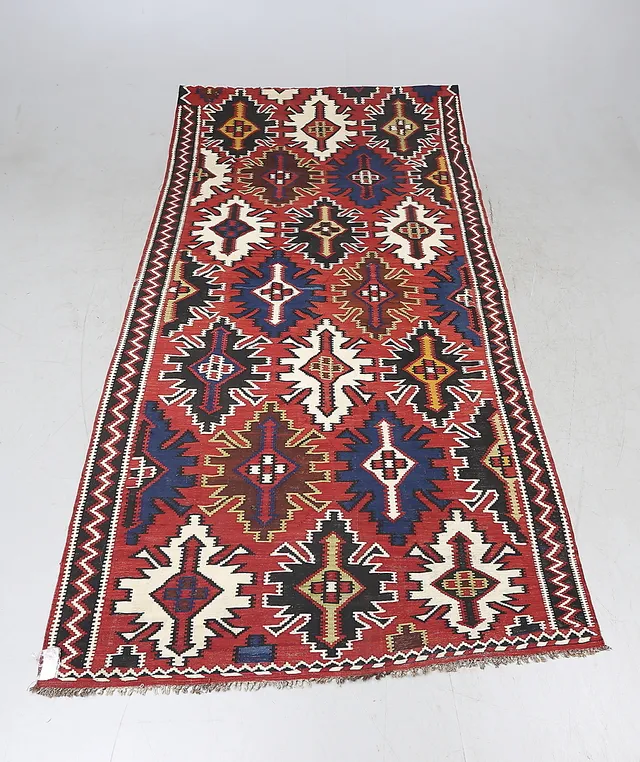 MATTA, antik, Kelim, ca. 317x162 cm.