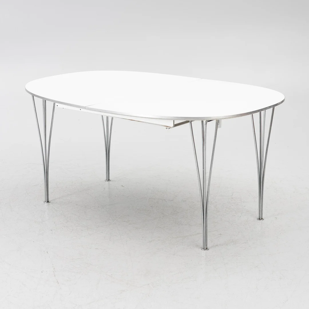 Bruno Mathsson, & Piet Hein, matbord, "Superellips", Fritz Hansen 1987. — Design/Möbler — Bukowskis