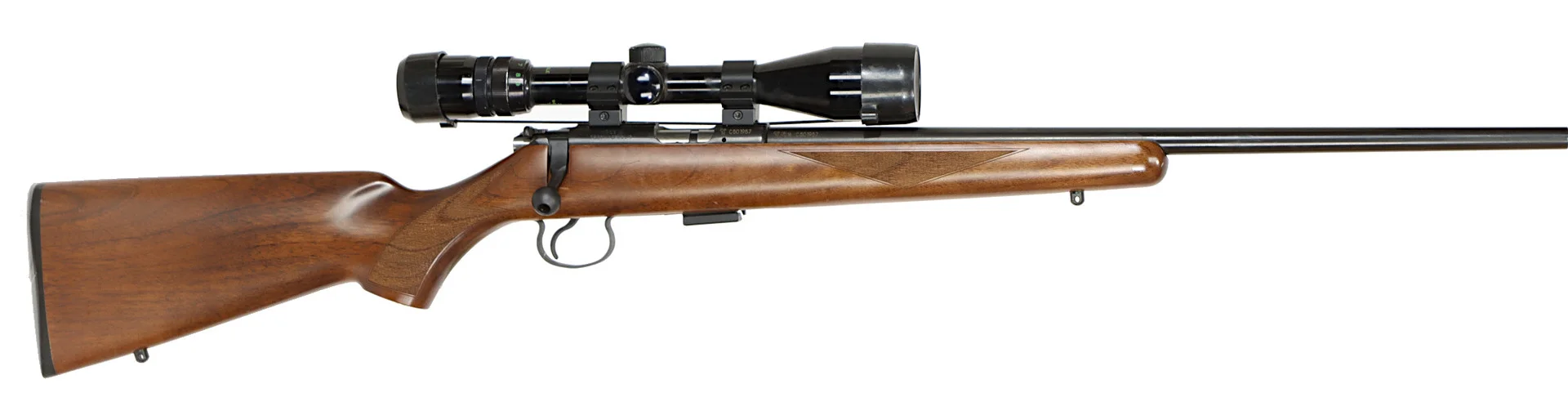 KULGEVÄR, fabrikat CZ, modell 455 American, kaliber .22LR, tillv.nr C501957, se-nr 2896920. — Rifles — Walter Borg