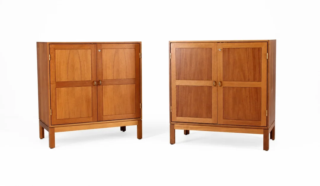 Christian Hvidt for Søborg Møbler. Shelving modules, mahogany (2) — Furniture/Cabinets, chests of drawers — Lauritz