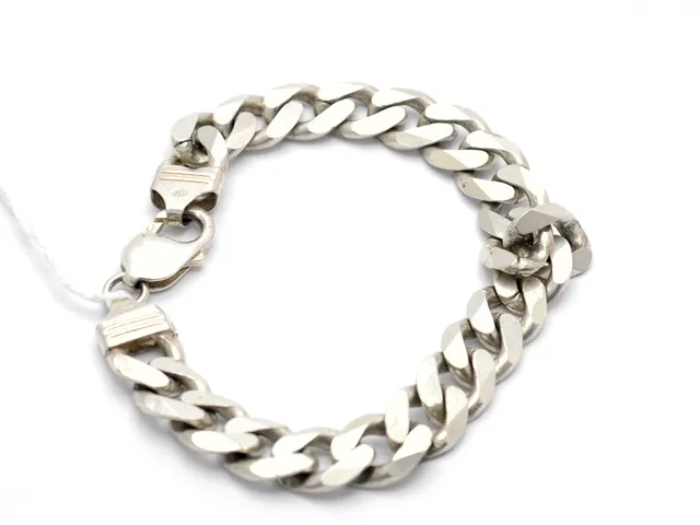 Armband silver Pansar 22cm 42,8g