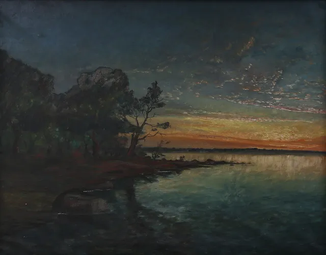 RAGNAR SWAHN. OLJA på duk, signerad, 1900-tal.