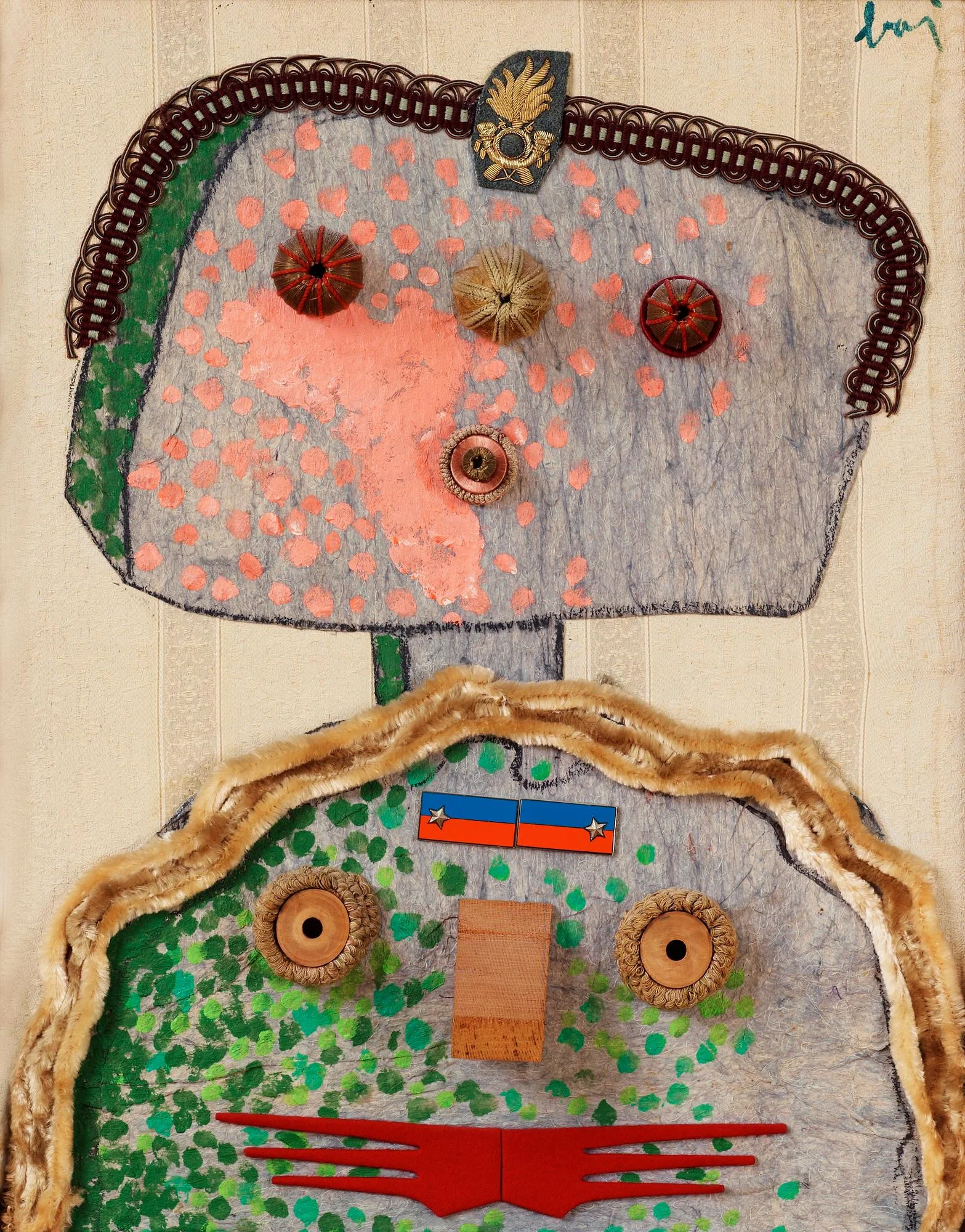 Enrico Baj, "Le couple". — Bukowskis