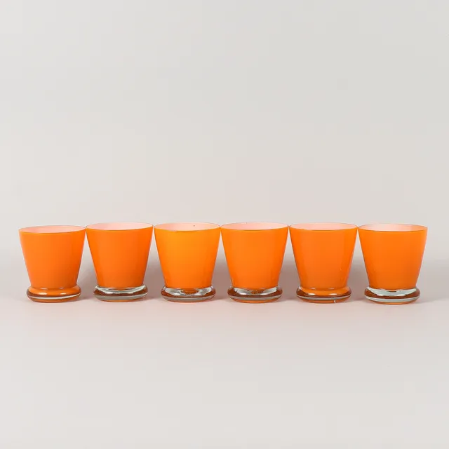 GLAS 6 stycken 1960/70-tal.