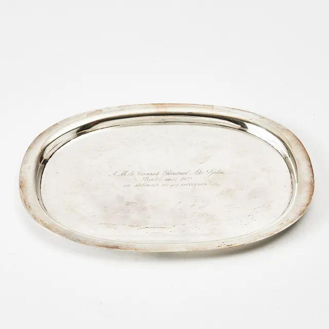 PIET HEIN. Bricka, sterlingsilver, Georg Jensen, Köpenhamn efter 1945. Design nr 1146 A.
