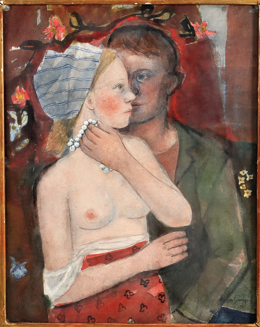 BIRGER LJUNGQUIST. 1894-1965. Akvarell, signerad och daterad. — Paintings — Auktionsverket Engelholm