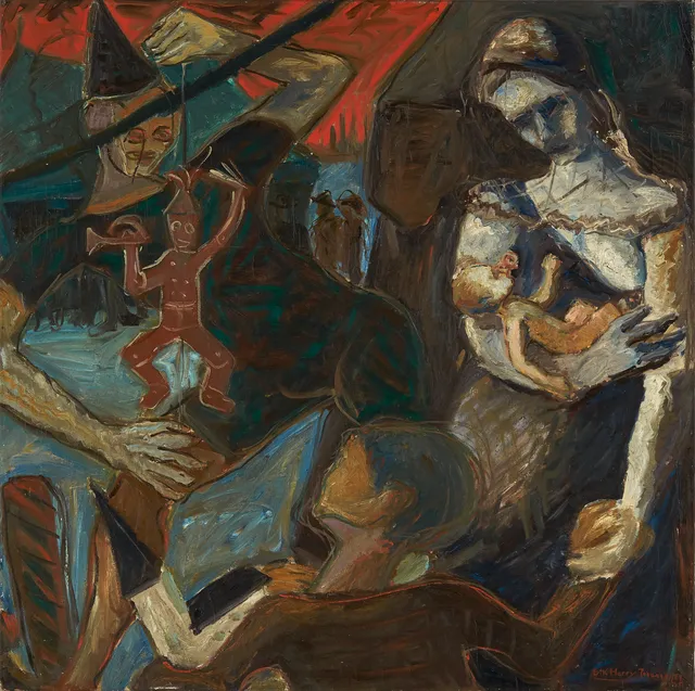 Johannessen, Erik Harry — Figurkomposisjon