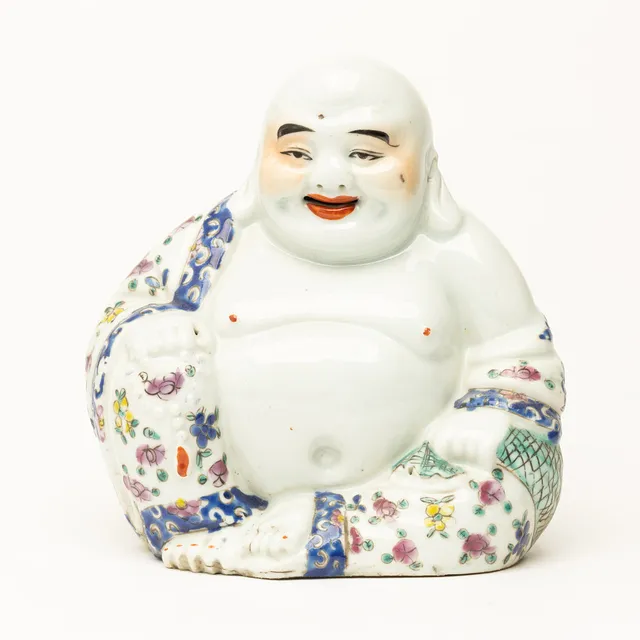 BUDDAI, porslin, Kina sen Qing, tidigt 1900-tal.