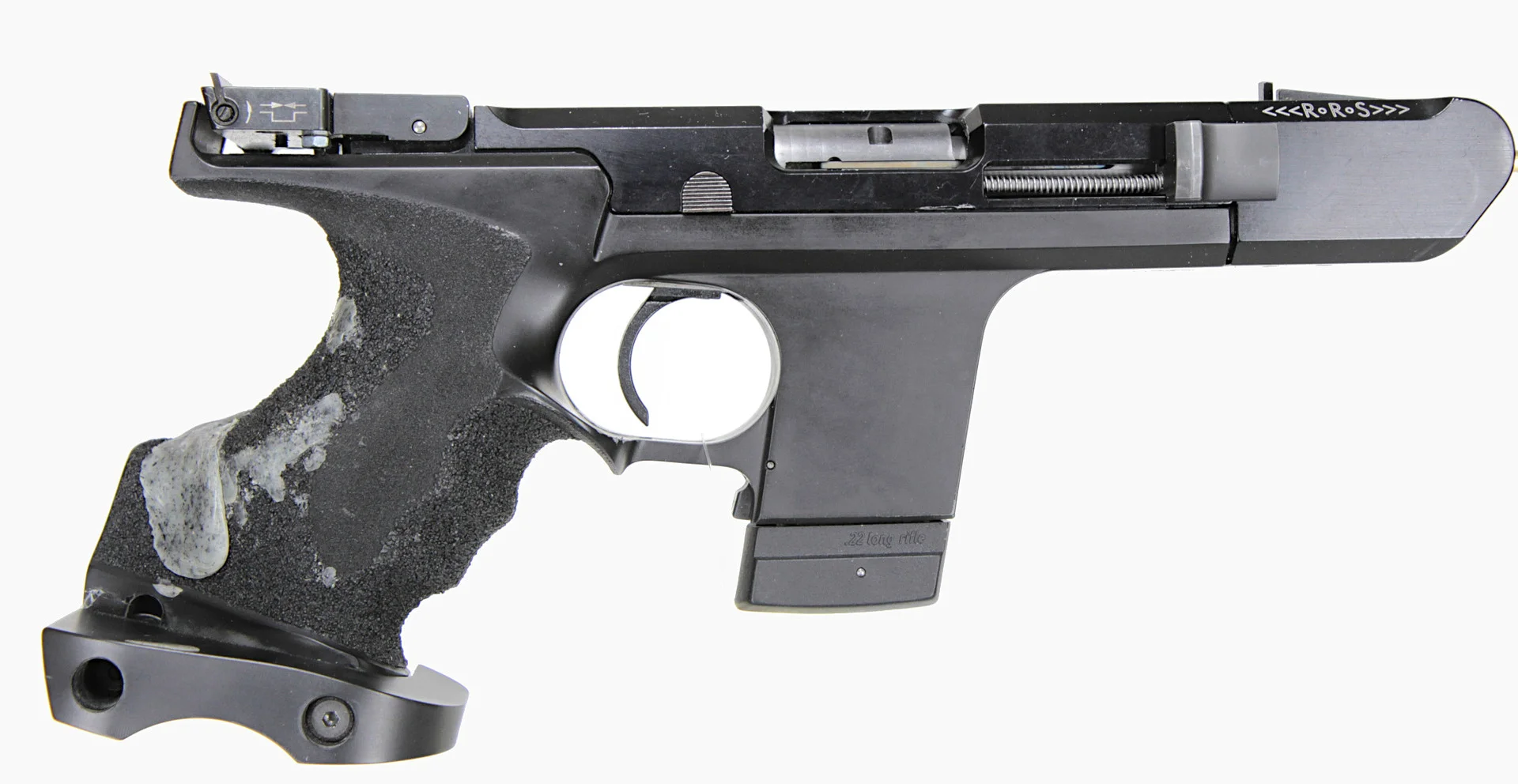 73. PISTOL, tysk, Halvautomatisk, fabrikat Hämmerli, modell SP20, kaliber .22LR, tillv.nr SP50200, se-nr SE2219724. — Pistols — Walter Borg