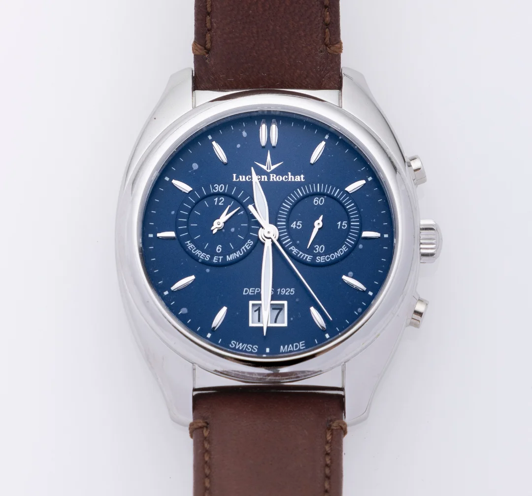 Lucien Rochat men's steel watch with chronograph — Watches and clocks/Men’s watches — Lauritz