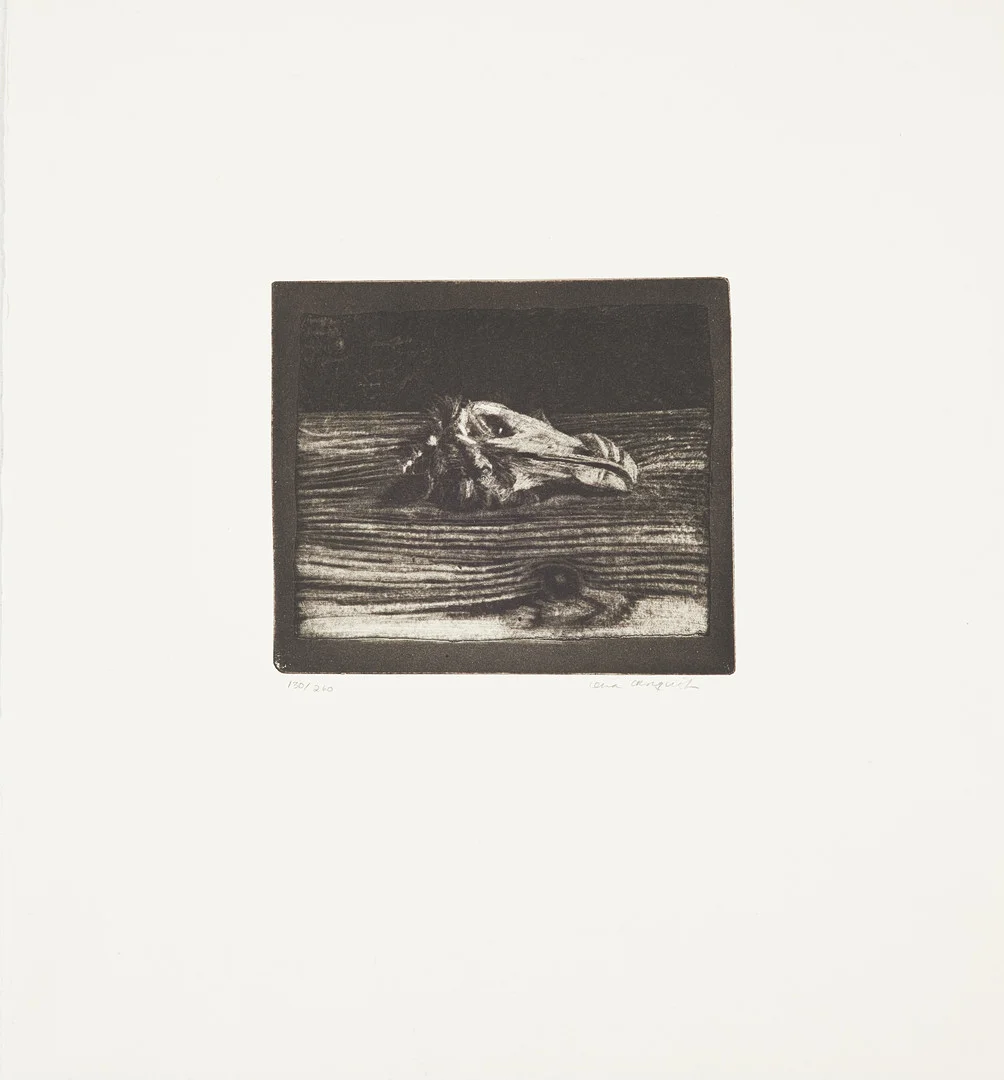 LENA CRONQVIST (1938-2025). "Tordmule", torrnålsgravyr, signerad och numrerad 130/260. — Engravings & Prints — Stockholms Auktionsverk Sickla