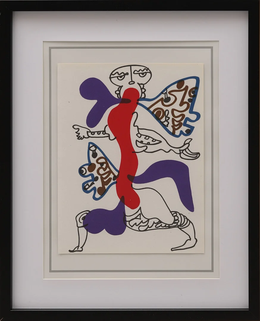 CHARLES LAPICQUE. Färglitografi, ur XX:e siècle nr 43 1974. — Engravings & Prints — Crafoord Auktioner Malmö