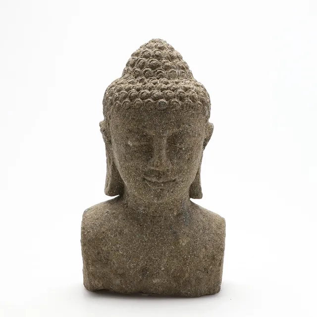 SKULPTUR, konstmassa, Buddhahuvud.