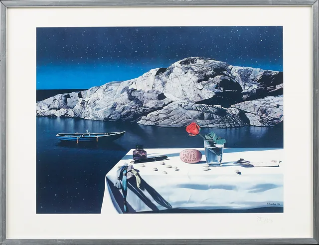 HOWARD BROOKES. offsetprint, 3 st, signerade i trycket, numrerade 398/900.