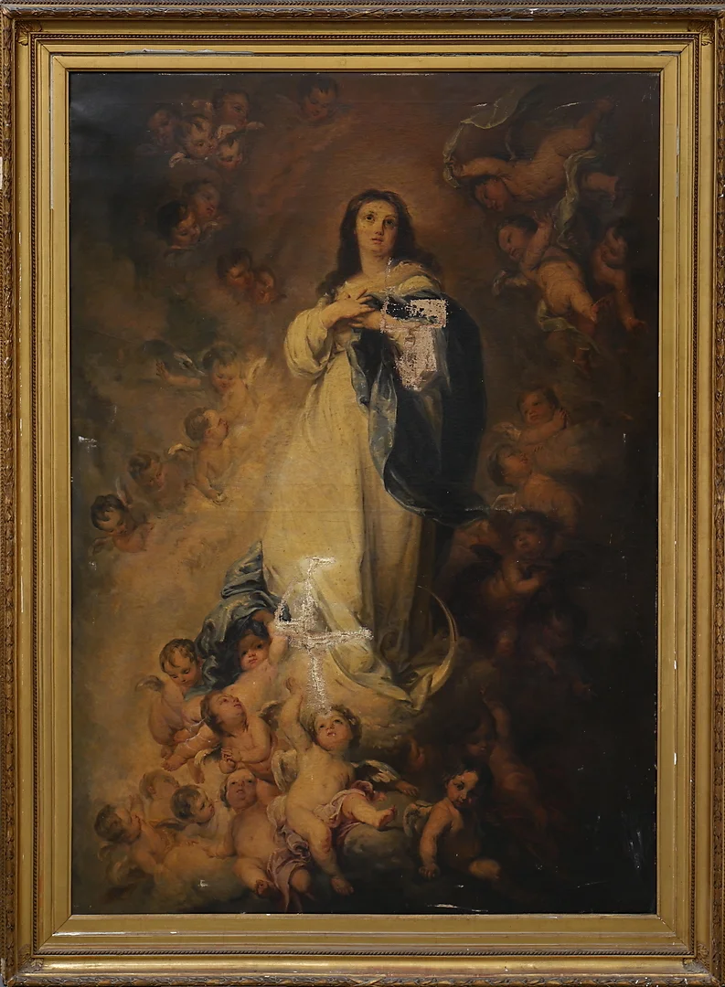 ATTRIBUTED TO MANUEL GARCÍA HISPALETO (1836-1898). Immaculate. — Paintings — Balclis