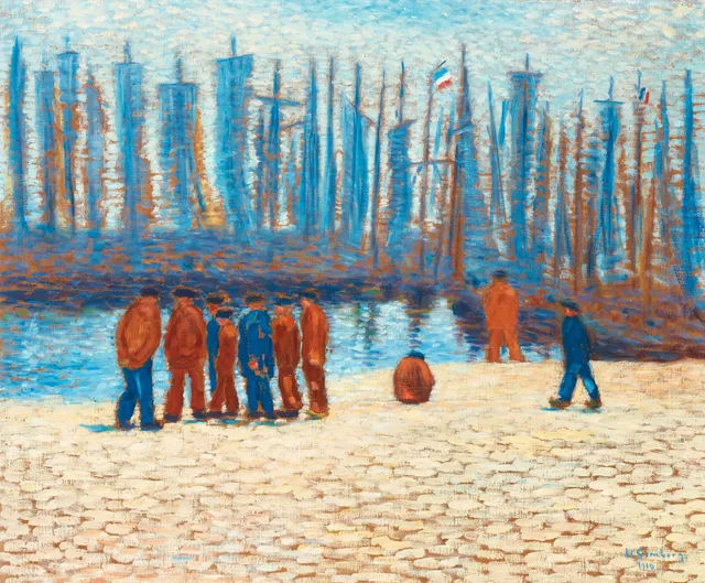 Hugo Simberg, "Motiv från Bretagne".