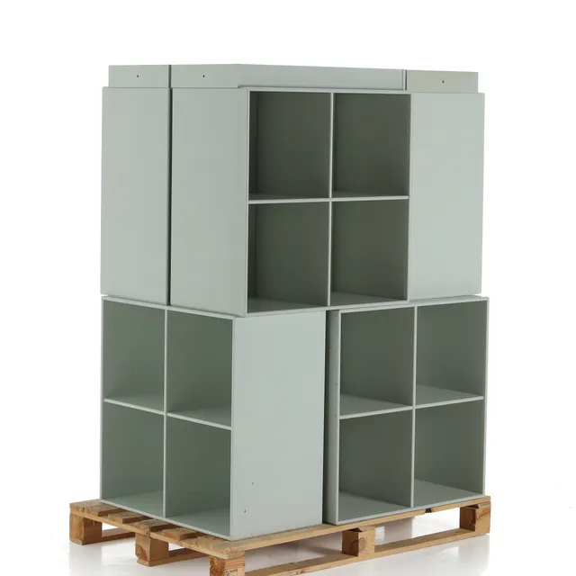 Peter J. Lassen. Set of six Montana shelves - Grey (6)