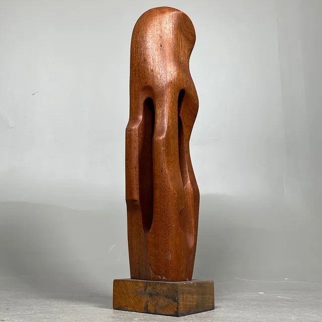SVEN OLSSON. Skulptur, trä, signerad SO.