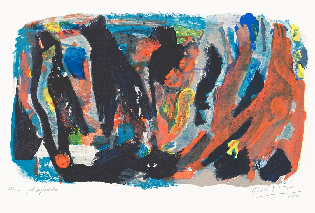 Nesjar, Carl — "Skogbilde" 2014 — Kunst/Grafikk — Blomqvist