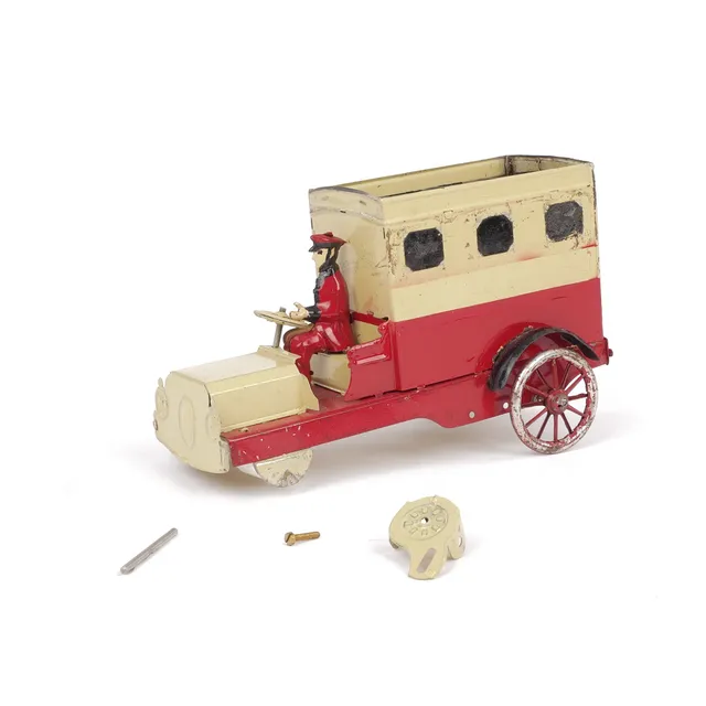 BUSS, litograferad plåt, troligen LEHMANN, patented Jan 1906.