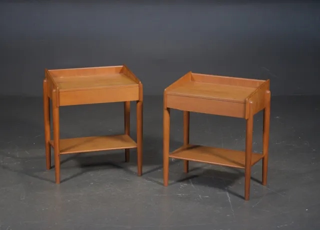 Børge Mogensen, 2 sengeborde af teak (2)