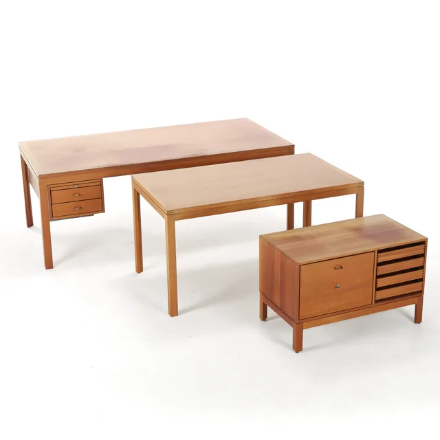 Christian Hvidt for Søborg Møbler. Desk, workbench and drawer module made of mahogany (3)