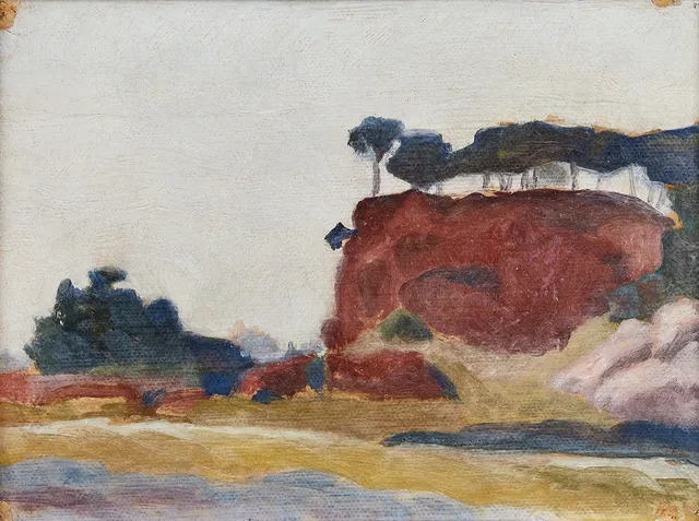IVAN AGUÉLI. Landskap, Marocko.