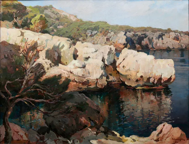 JOSEP PUIGDENGOLAS. "El acantilado".
