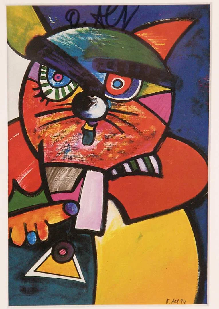 OTMAR ALT. ''Prachtkater''. — Paintings — Auktionshaus Blank