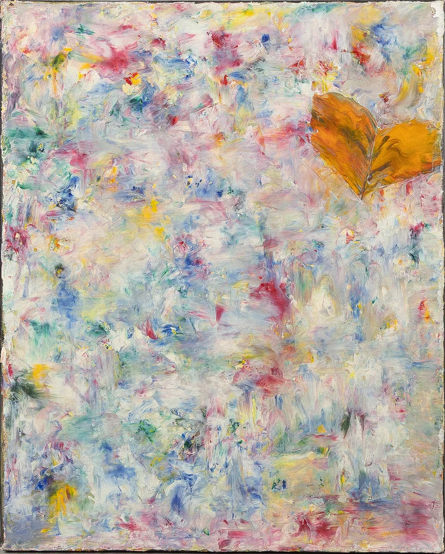 LAJOS FLESSER. Olja på duk, Abstrakt komposition, A tergo signerad samt daterad 2005. — Paintings — Stockholms Auktionsverk Helsingborg