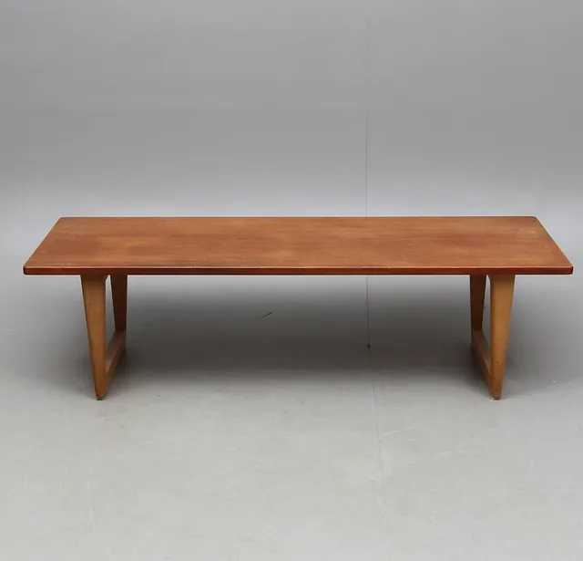 SOFFBORD, skiva i teak, 1950/60-tal.