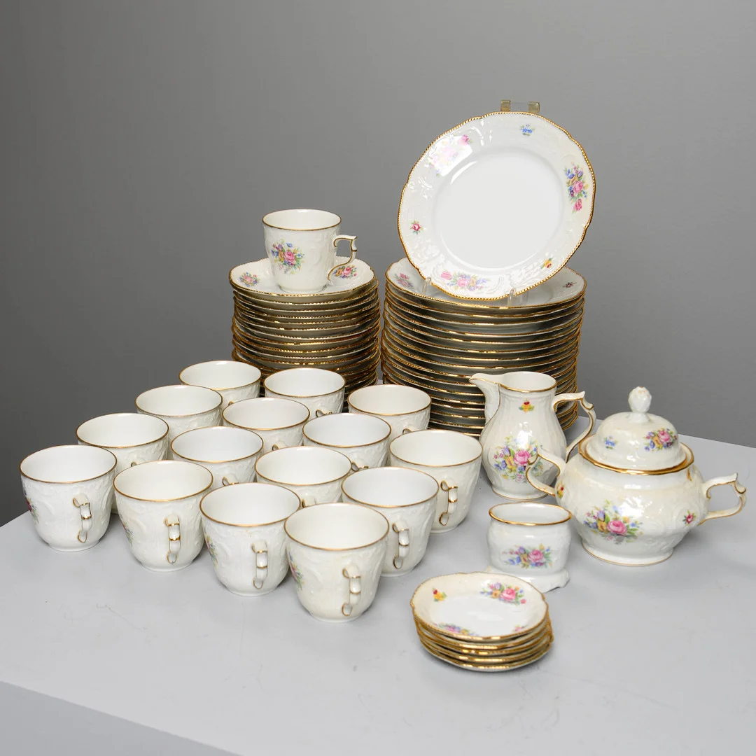 KAFFESERVIS, 42 delar, "Sanssouci", Rosenthal, Tyskland. — Tableware — Formstad Auktioner