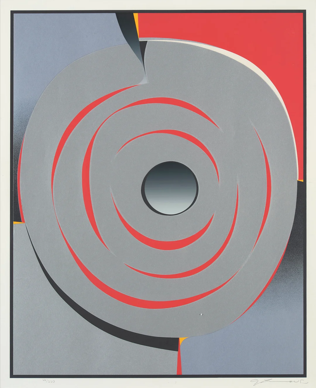 Gundersen, Gunnar S. — "Svirr II" 1975 — Kunst/Grafikk — Blomqvist