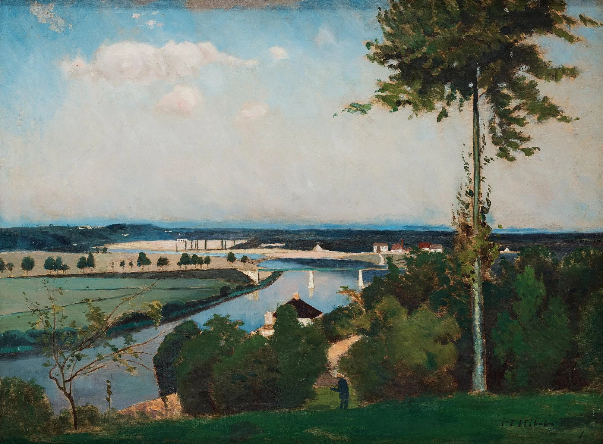 Carl Fredrik Hill, Trädet och flodkröken. — Bukowskis