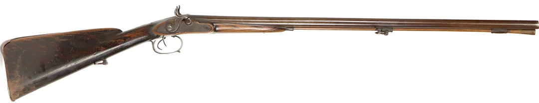 SLAGLÅSGEVÄR DUBBELBÖSSA. — Guns & Rifles — Walter Borg