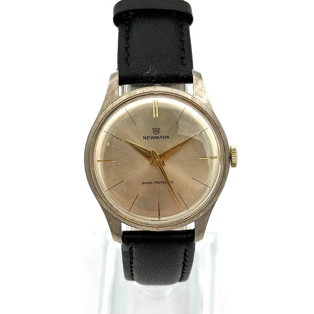 NEWMARK, armbandsur, 1950/60-tal, manuell, stål.