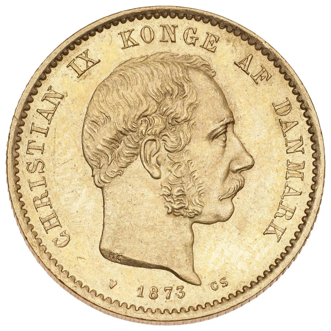 20 kr 1873 CS, H 8A, F 295 — Coins, Medals & Banknotes/Denmark/Christian IX, 1863–1906 — Bruun Rasmussen