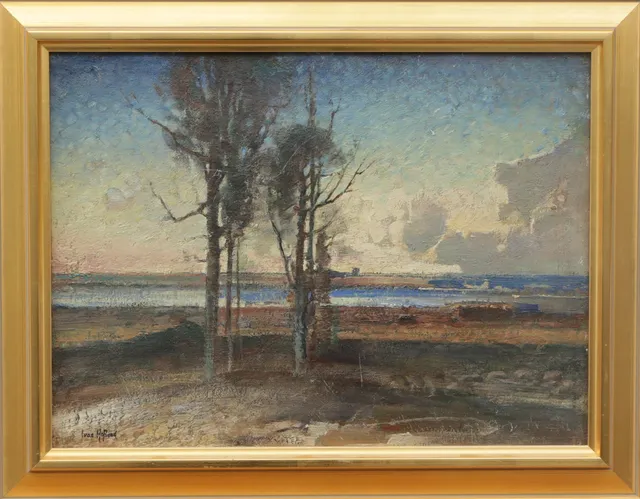 IVAN HOFLUND. OLJA, på pannå, signerad.